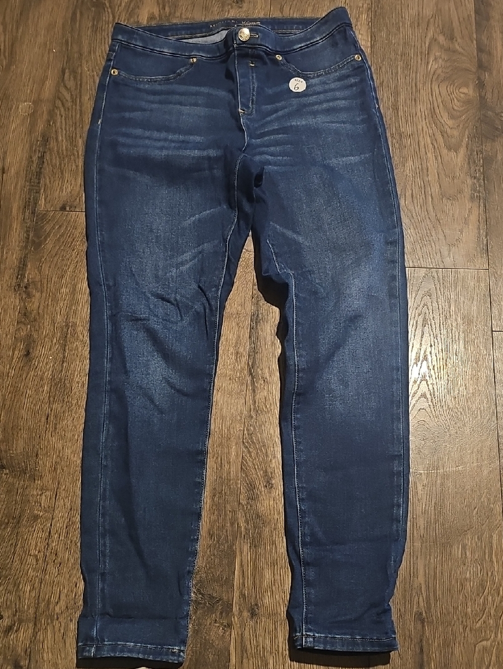 Michael Kors Jeans Dark Blue  Stretch Izzy Skinny Size 6 Denim
